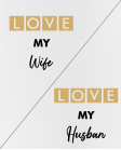 Puodeliai Love My Wife Husban